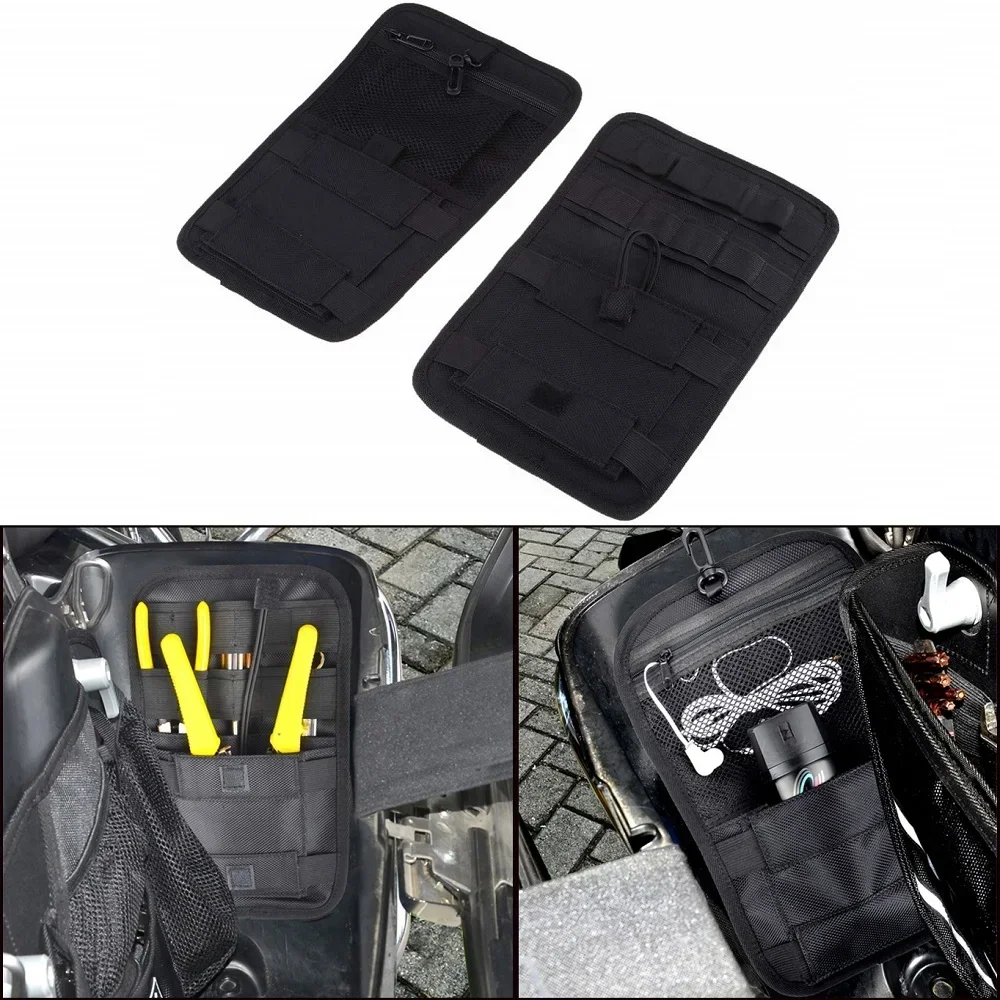 Cycling Gear Organiser - 오토바이 자전거 범용 안장 가방, 내부