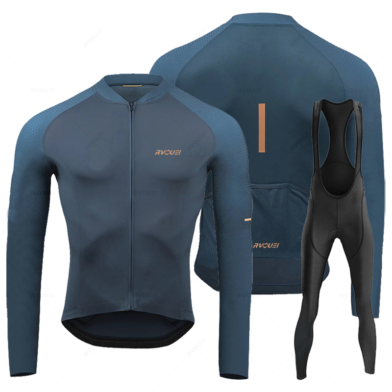 Cycling Gear Leaderboard - Rvouei 통기성 긴 소매 사이클링 저지