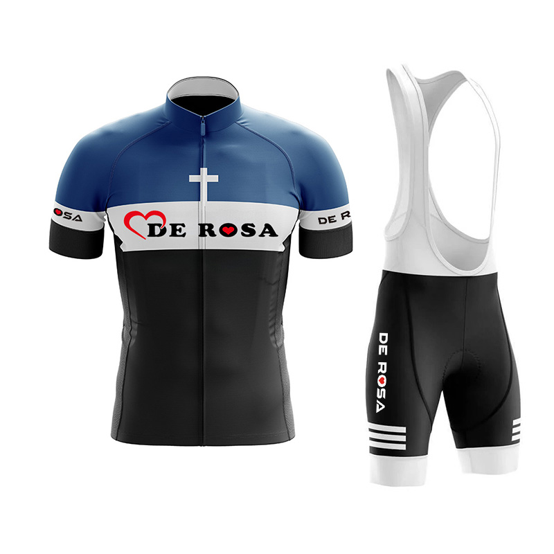 Cycling Bib Shorts - 데 로사 사이클링 웨어, 남성용 통기성