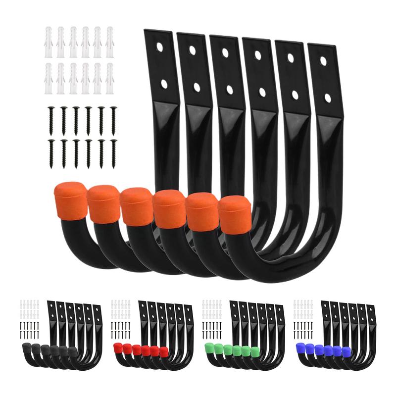 Cycling Gear Wall Storage - 6 개/대 자전거 벽 마운트 후크