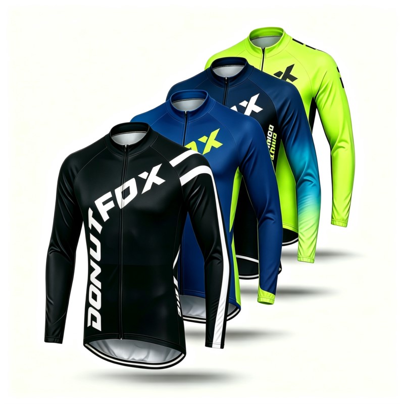 Cycling Bib Shorts - 남성용 긴팔 MTB 저지 및 사이클링
