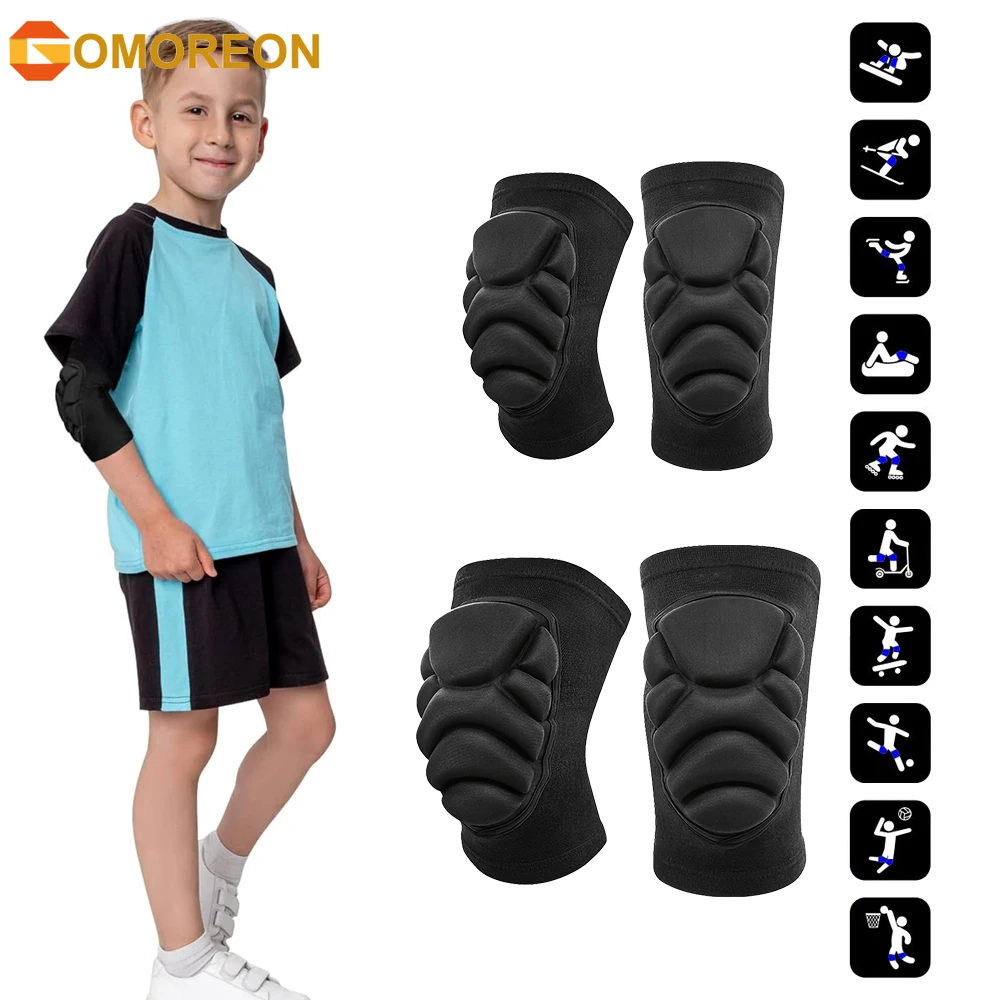 어린이를 위한 무릎 및 팔꿈치 패드 벌집 압축 슬리브  - Cycling Gear For Kids 리뷰 및 가격