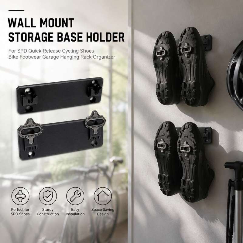 차고 벽걸이형 마운트 베이스 SPD 퀵 릴리즈 자전거  - Cycling Gear Wall Storage 리뷰 및 가격