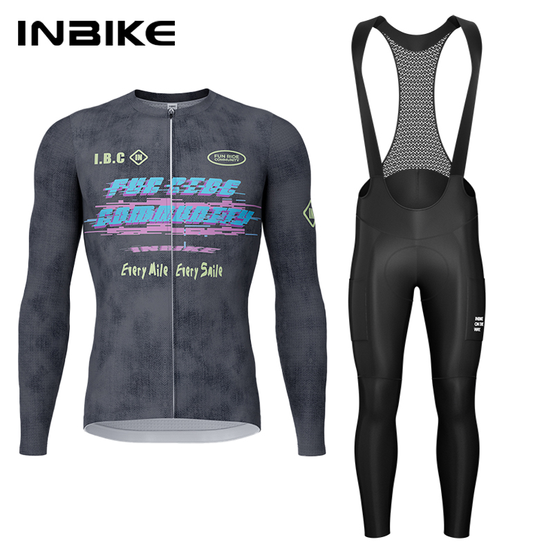 인바이크 봄 가을 사이클링 세트 사이클링 저지 긴팔 패 - Cycling Gear Leaderboard 리뷰 및 가격