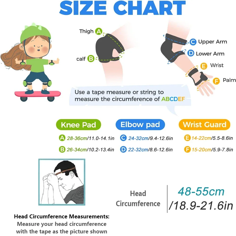 어린이 자전거 헬멧 무릎 팔꿈치 손목 패드, 자전거 사 - Cycling Gear For Kids 리뷰 및 가격