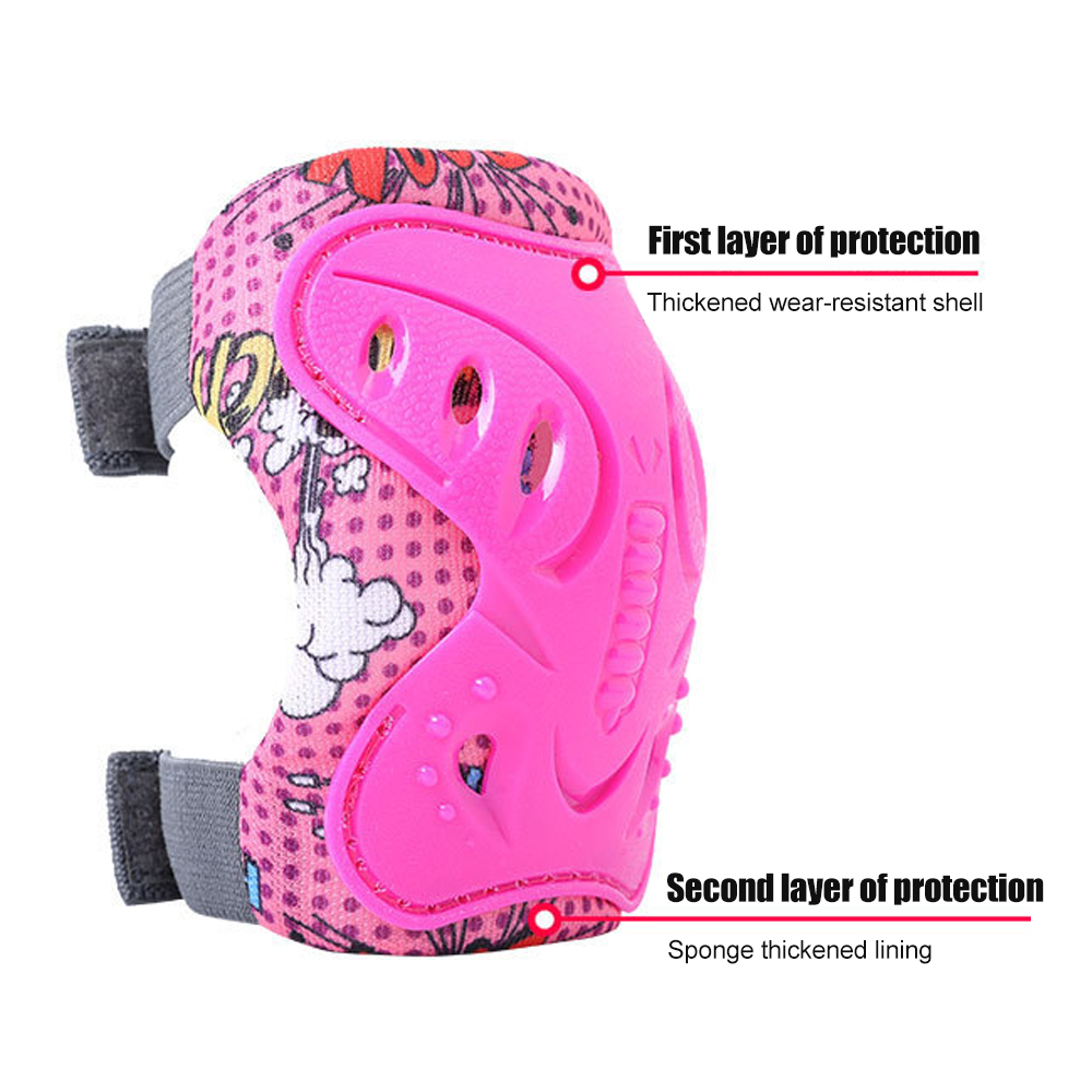 6개입 어린이용 (3-12세) 무릎 팔꿈치 보호대, 롤 - Cycling Gear For Kids 리뷰 및 가격
